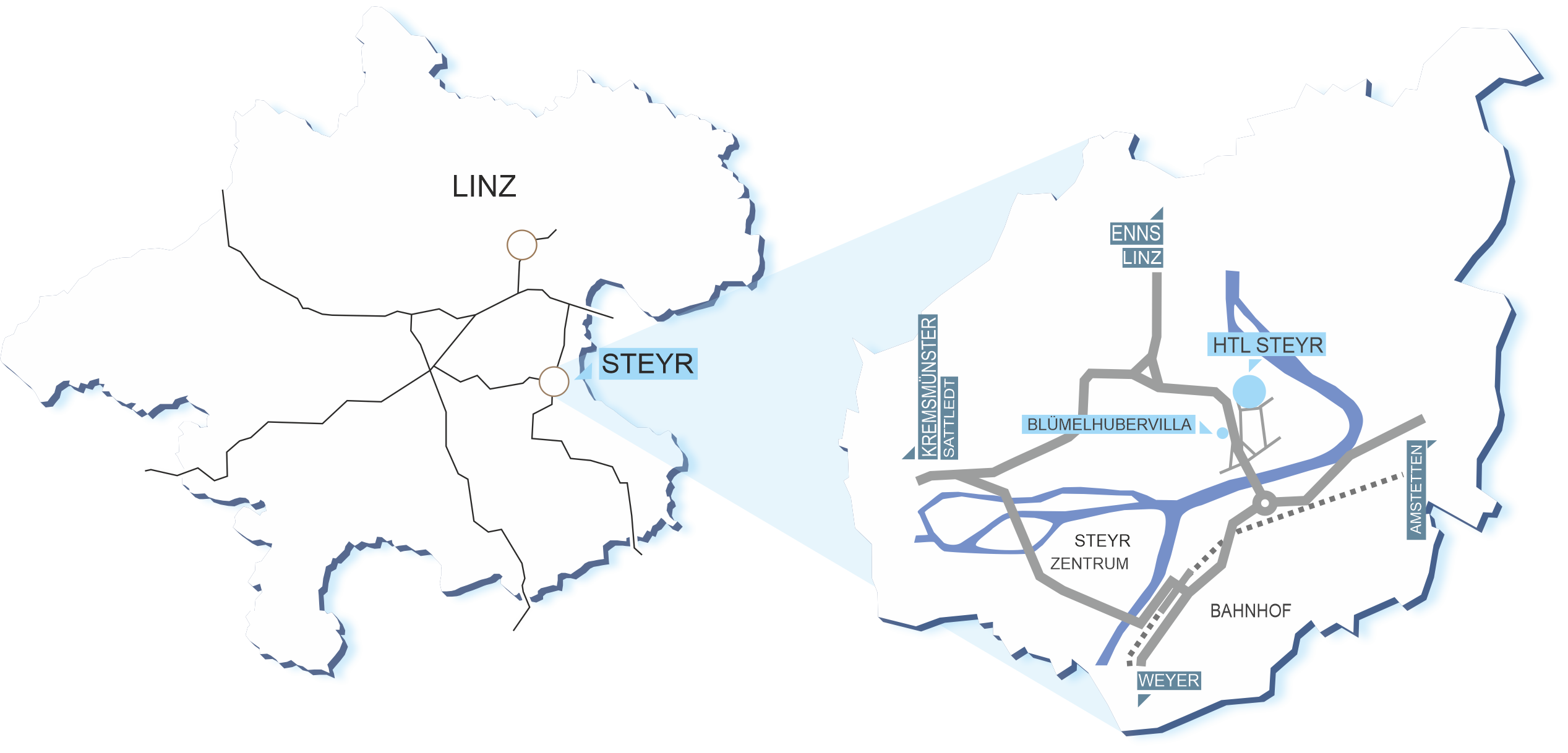 HTL Steyr Anfahrt